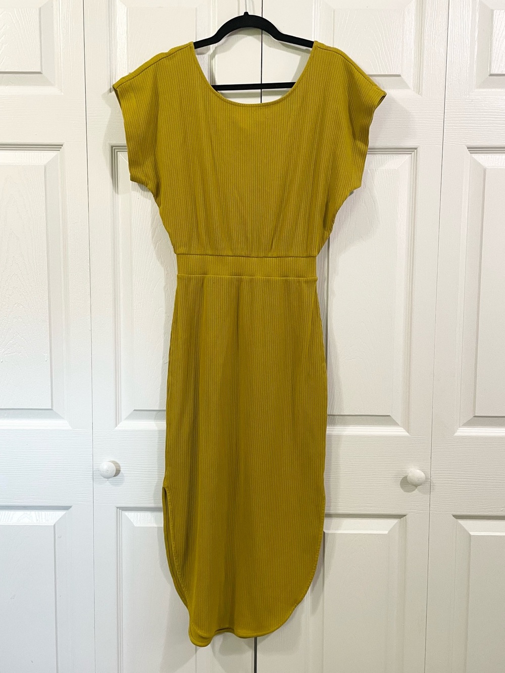 DAILY PRACTICE | Anthropologie Ribbed Stretch Athleisure Dress Size XXS